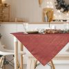 Obrus Boże Narodzenie Glamo bordowy 85 x 85 cm – na świąteczny stół