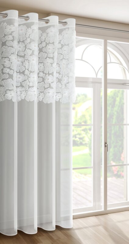 Zasłona gotowa Eva Minge biała 140 x 250 cm – wprowadza lekkość