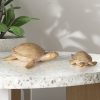 Figurka ceramiczna Eli złota 13 x 10 x 5 cm – dodaje blasku wnętrzu