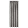 Zasłona gotowa szenil szara 140 x 270 cm – doda przytulności
