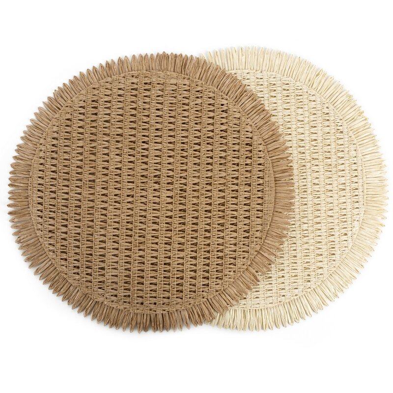 Podkładka Joan kremowa o 38 cm – chroni blat stołu