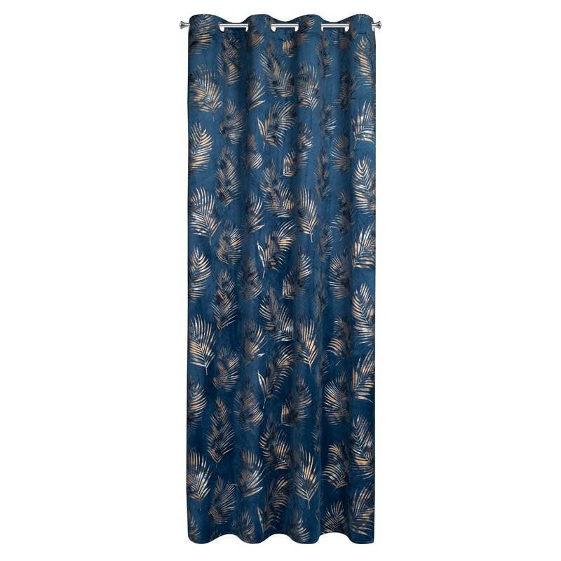 Zasłona gotowa Gloria2 granatowa 140 x 250 cm – zapewni półmrok