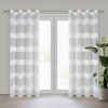 Firana gotowa LEANDRA biała 140 X 250 CM – lekka i elegancka