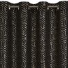 Zasłona gotowa Semi czarna 140 X 250 cm – zapewnia prywatność