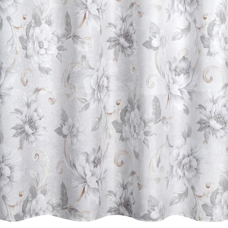 ZASŁONA GOTOWA SIENNA 140 X 250 CM SREBRNY
