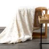 Koc flanelowy Glamo kremowy 150 x 200 cm – miękki i ciepły