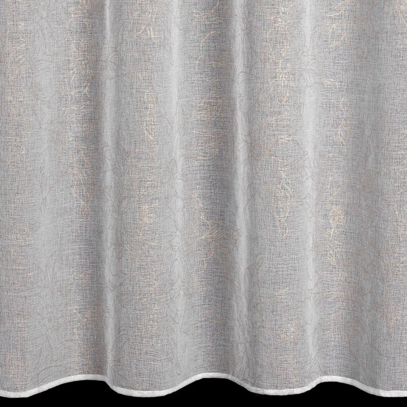 Firana gotowa Anita biała 140 x 250 cm – rozjaśnia wnętrze