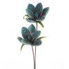 Kwiat Flore 748 turkusowy 70 cm – doda charakteru wnętrzu