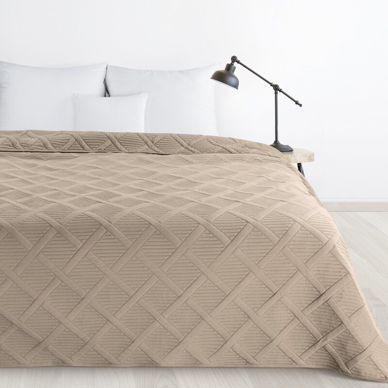 Narzuta D91 ALARA5 beżowa 200 X 220 cm – pikowana hot press