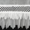 Firana gotowa biała 350 x 150 cm – gotowa do zawieszenia