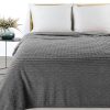 Koc flanelowy Lisa stalowy 200 x 220 cm – miękki i ciepły