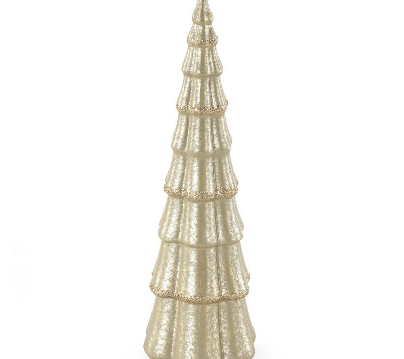 Figurka świąteczna 164B szampańska 11 x 12 x 37 cm – dekoracja na święta