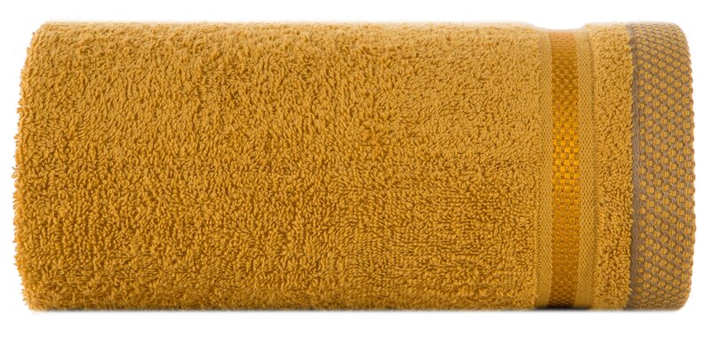 Ręcznik Abbie ciemnożółty 50 x 90 cm – miękki i chłonny