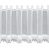 Firana gotowa na szelkach biała 150 x 60 cm – rozjaśnia wnętrze