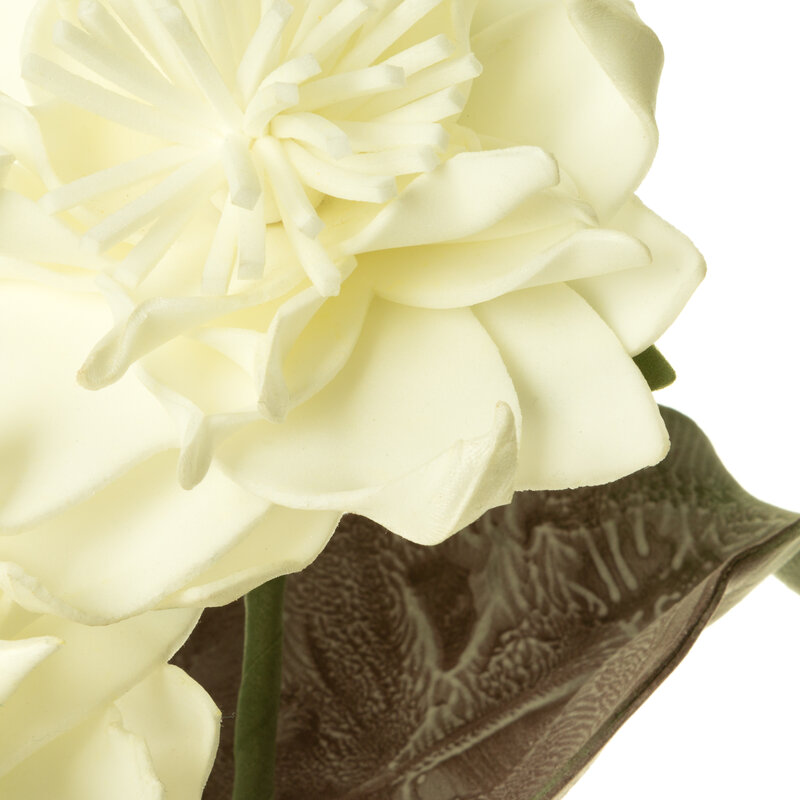 Kwiat dekoracyjny Flore biały 80 cm – realistyczny wygląd
