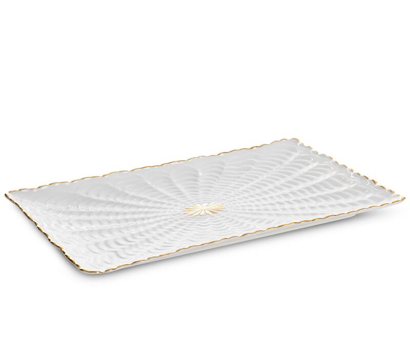 Patera ceramiczna Gaia kremowa 32 X 19 X 3 – na owoce i dekoracje