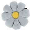 Poszewka ozdobna Flower niebieska fi 37 cm – kwiatowa dekoracja wnętrz