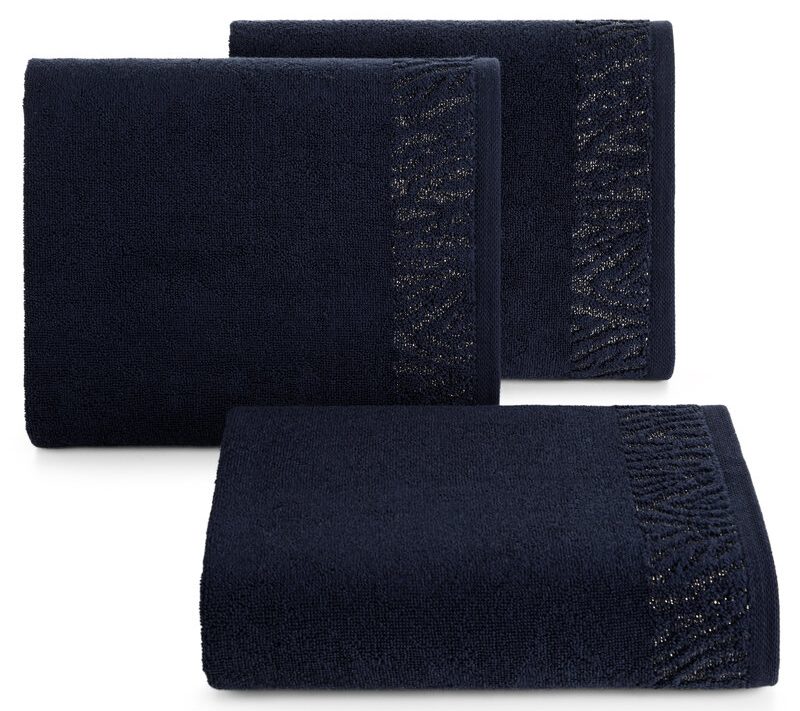 Ręcznik Margo granatowy 30 x 50 cm – stylowy i elegancki