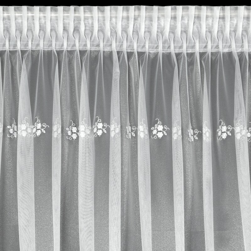 FIRANA GOTOWA DEK 400 X 160 CM BIAŁY