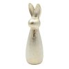 Figurka zająca wielkanocnego szampańska 9x28x9 cm – doda wiosenny akcent