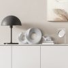 Wazon ceramiczny Riso biały 18 x 9 x 26 cm – na suszone kwiaty