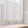 Zasłona świąteczna BIAŁA 150x90 cm – gotowa do zawieszenia