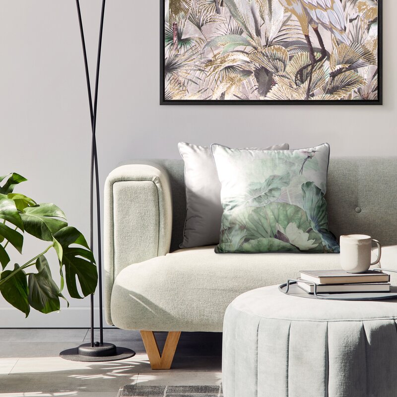 Poszewka velvet zielona 45 x 45 cm – ożywi wnętrze