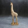 Figurka ceramiczna Haris złota 8 x 13 x 36 cm – elegancki wystrój