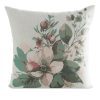 Poszewka dekoracyjna len biała 45x45 cm – imitacja naturalnego lnu