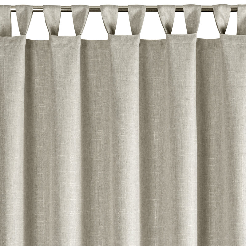 Zasłona gotowa beżowa 155 x 260 cm – ochrona przed słońcem