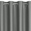 Zasłona gotowa Selina stalowa 140 x 250 cm – zaciemnienie sypialni