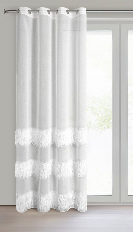 Firana gotowa Margaret4 biała 140 X 250 cm – puszysta i lekka