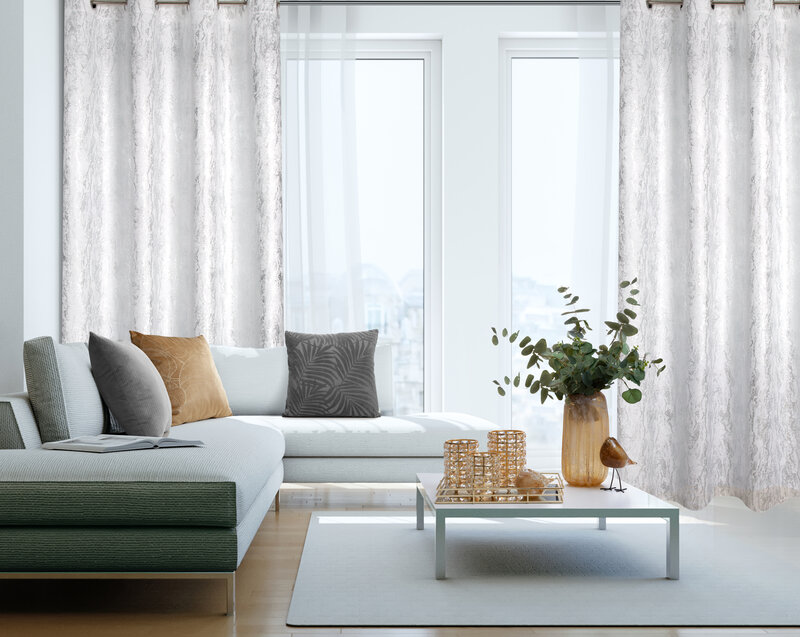 Zasłona gotowa Elise biała 140 X 250 cm – z subtelnym połyskiem