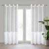Firana gotowa Margaret 1 biała 140 X 250 cm – z delikatną aplikacją