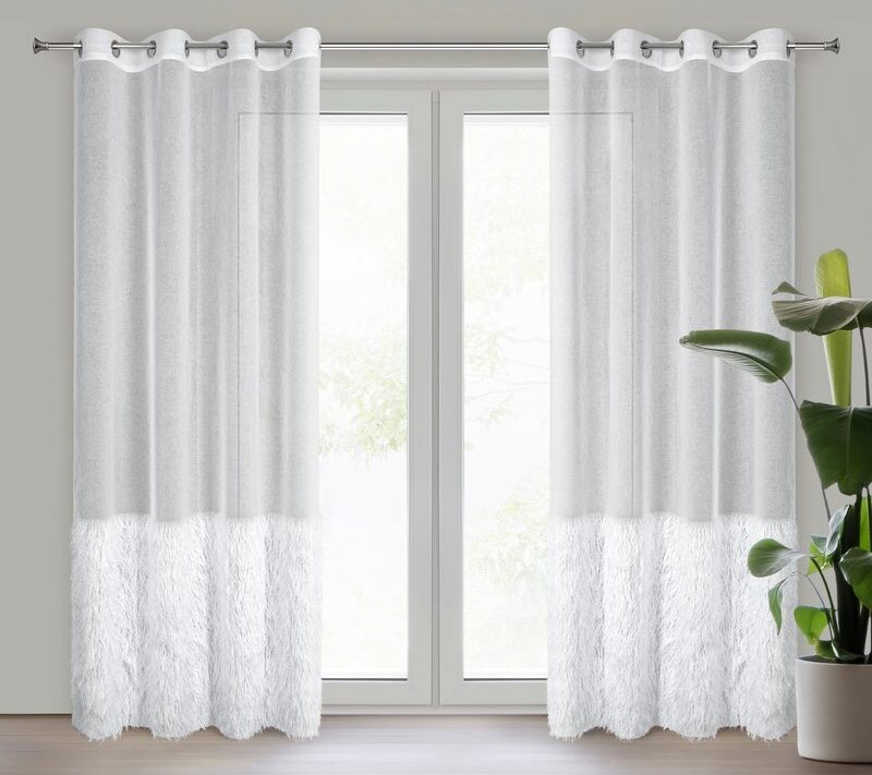Firana gotowa Margaret6 biała 140 x 250 cm – dodaje lekkości