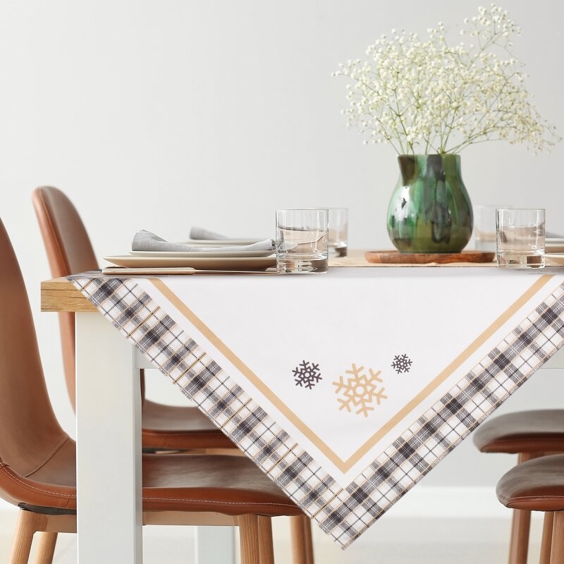 Obrus świąteczny Angel biały 85 X 85 cm – na świąteczny stół