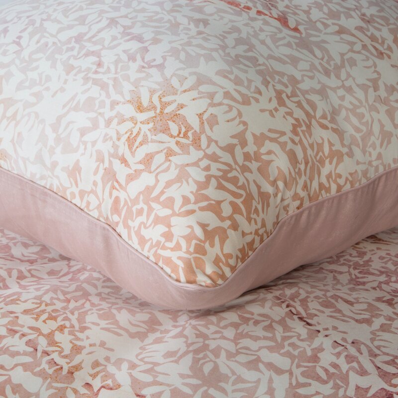 KOMPLET POŚCIELI ESPRIT 01 160 X 200 CM PUDROWY RÓŻ