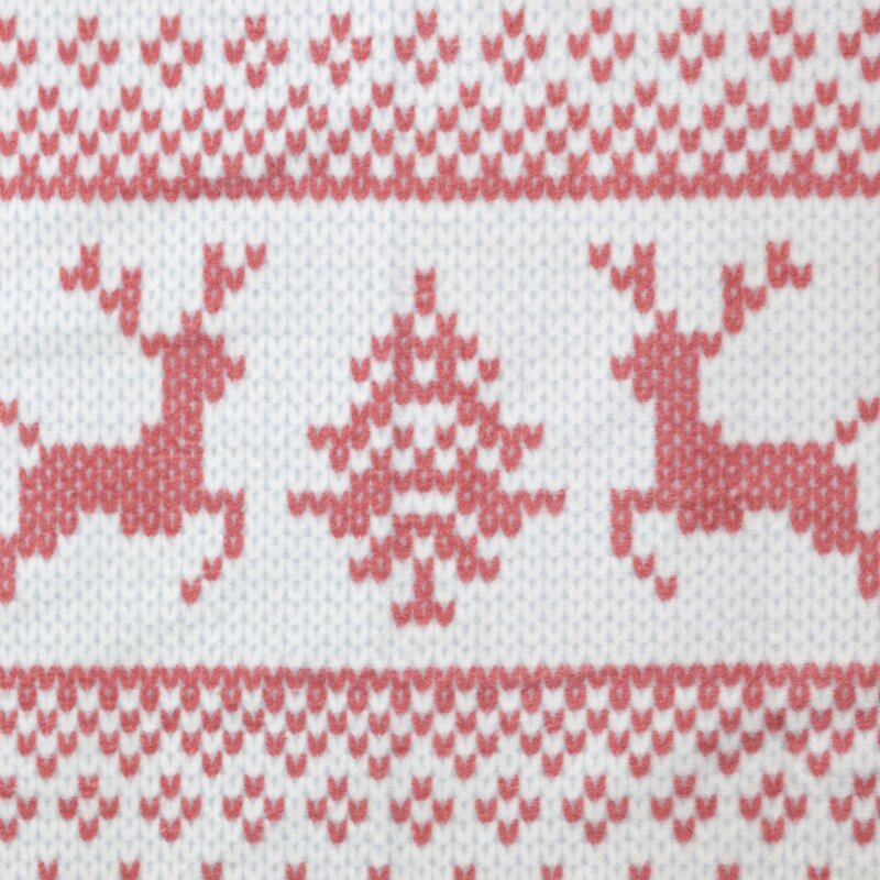 Koc świąteczny Noel biały 200 x 220 cm – wyjątkowo miękki