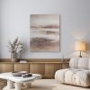 Obraz ręcznie malowany abstrakcyjny beżowy 80 X 100 CM – intryguje i inspiruje