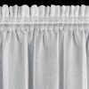Firana gotowa Carli na taśmie biała 140 X 270 CM – idealna do salonu i sypialni