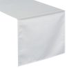 Obrus Edna biały 40 X 140 CM – z subtelnym blaskiem
