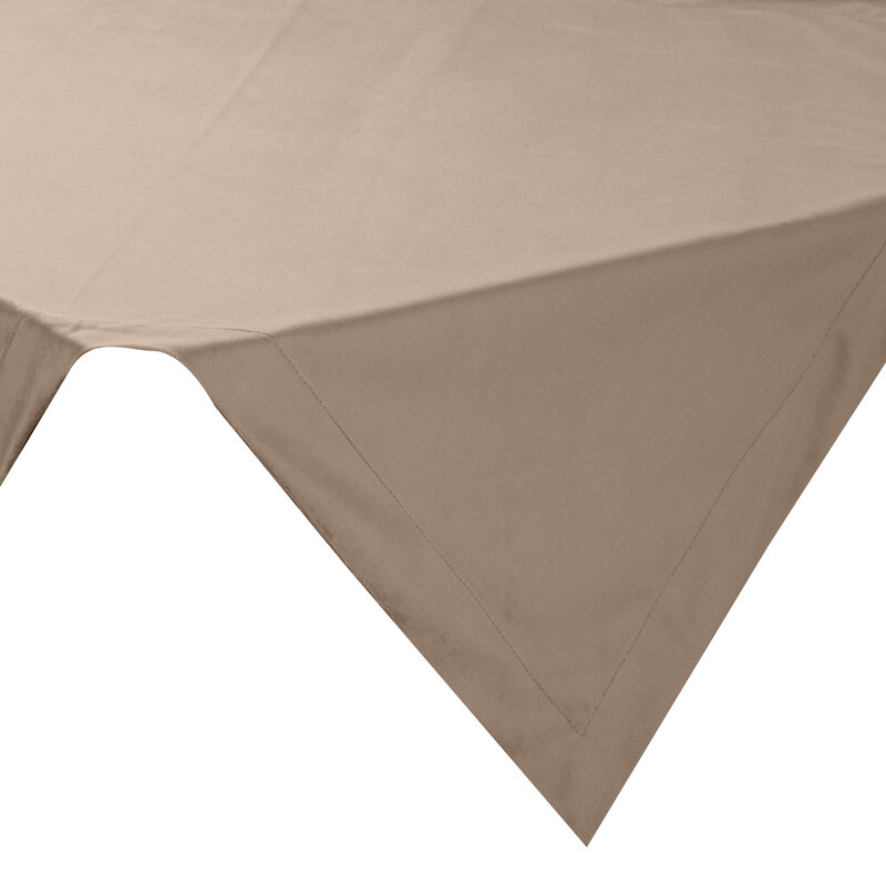 Obrus gładki beżowy 85 x 85 cm – stworzy przytulny nastrój