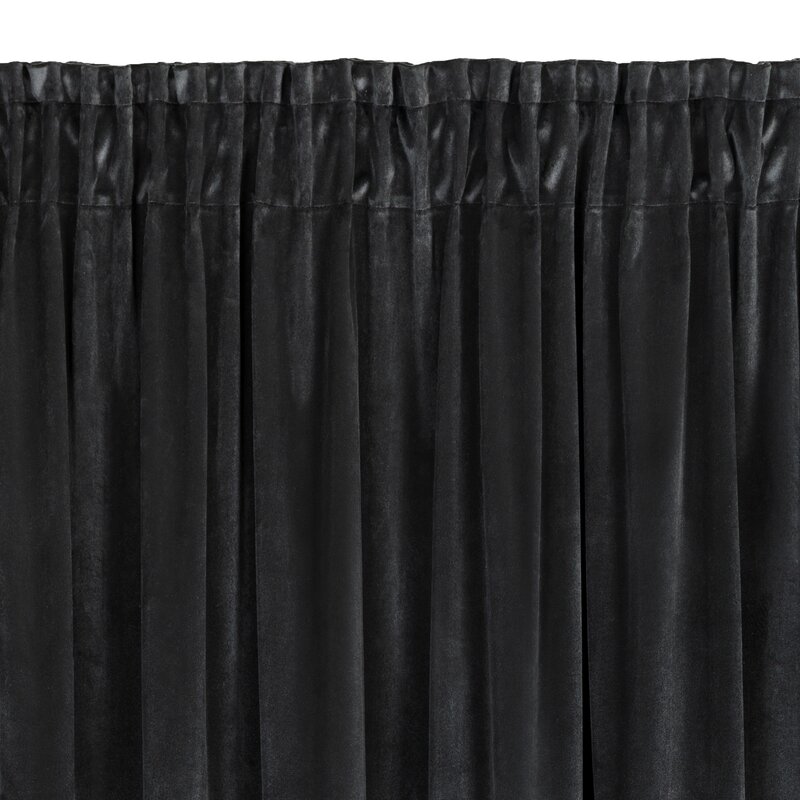 Zasłona gotowa Marion czarna 140 x 270 cm – zaciemnienie i relaks