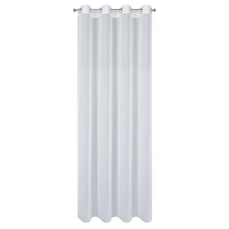 Firana gotowa Arleta biała 135 x 270 cm – szyfonowa, rozprasza światło