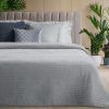 Narzuta GLORI stalowa 170 x 210 cm – dodatek do sypialni