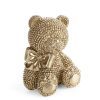 Figurka ceramiczna ELDO szampańska 13 X 11 X 17 cm – subtelny blask do wnętrz