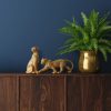 Figurka ceramiczna Dean złota 15 x 12 x 29 cm – dodaje charakteru wnętrzu