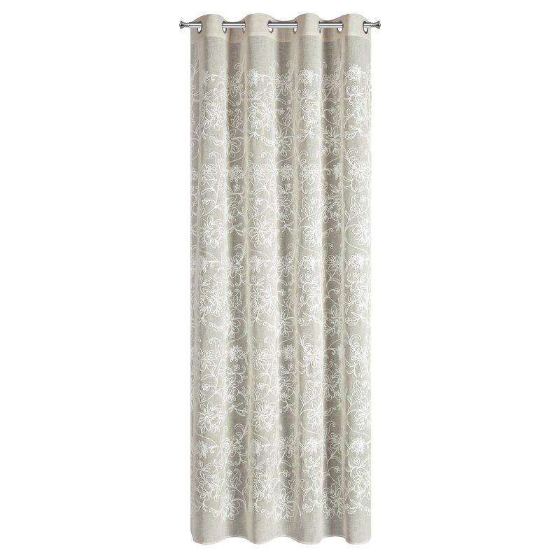 Zasłona gotowa Lily jasnobeżowa 140 x 250 cm – zaciemniająca i przytulna