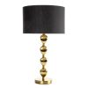 Lampa stołowa Celia czarna O 38 x 67 cm – tworzy przytulną atmosferę