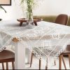 Obrus nici Olivia biały 85 x 85 cm – subtelna dekoracja stołu
